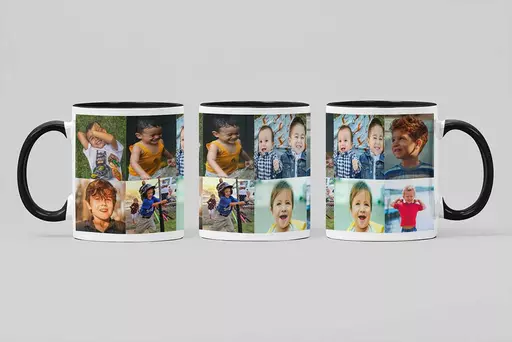 Personalised Mug photo collage upload , photo gift for any occasion keepsake memory 