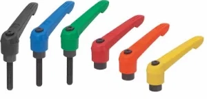 K0269 - plastic Clamp levers with steel parts M4-M16