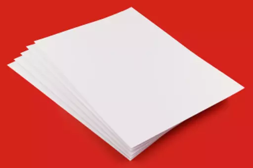 White 130gsm Gloss Coated A5 Paper
