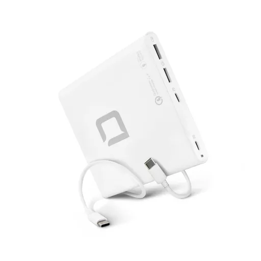 DICOTA D31893 mobile device charger Notebook, Smartphone, Tablet White Fast charging Indoor