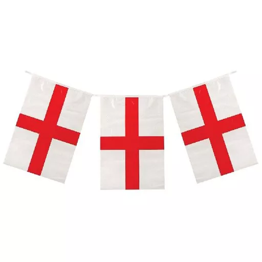 England Flag Bunting - 10m