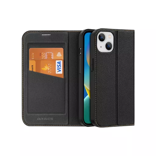 Dux Ducis - Skin X Wallet for iPhone 14 - Black