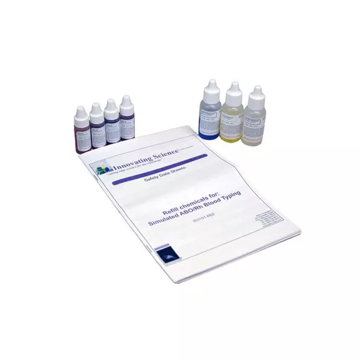 Simulated ABO/Rh Blood Typing – Refill Kit