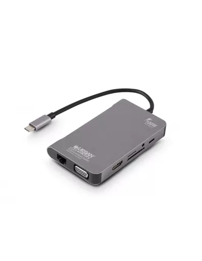 Urban Factory TCM16UF notebook dock/port replicator Wired USB 3.2 Gen 1 (3.1 Gen 1) Type-C Grey