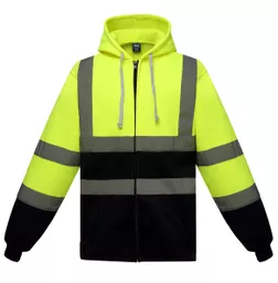 Hi-Vis Zipped Hoodie