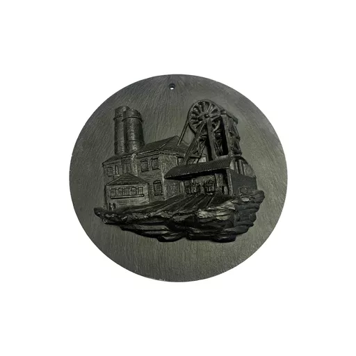 Coal Mine Resin Plaque