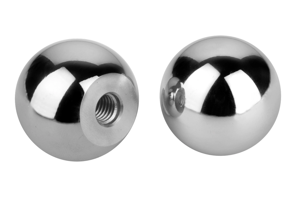 K0650 Inch - Ball Knobs In Aluminium