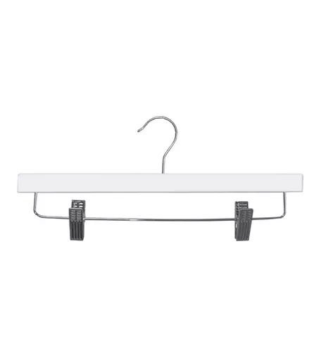 White Wooden Peg Hangers -360mm - Box of 50