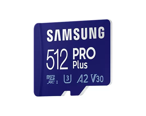 Samsung PRO Plus 512 GB MicroSDXC UHS-I Class 10