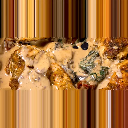 Chicken with mushroom sauce.png