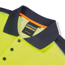 system-hi-vis-eco-cottoncool-yellow-long-sleeve-polo-neck-collar-detail.jpg?