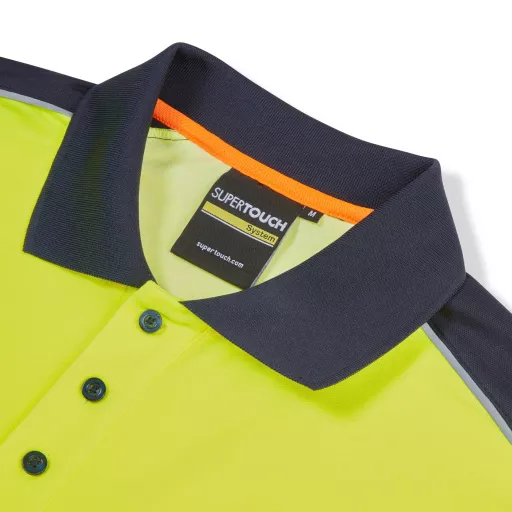 system-hi-vis-eco-cottoncool-yellow-long-sleeve-polo-neck-collar-detail.jpg?