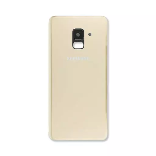 Back Cover w/ Camera Lens (Service Pack) (Gold) - For Galaxy A8 (2018) (A530)