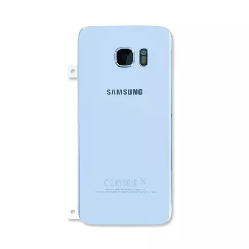 Back Cover w/ Camera Lens (Service Pack) (Blue) - For Galaxy S7 Edge (G935)