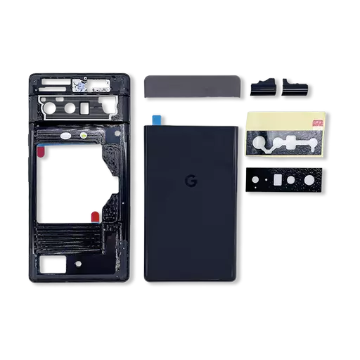 Back Housing (No Logo) (Stormy Black) (RECLAIMED) - For Google Pixel 6 Pro