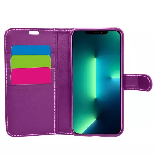 Wallet for iPhone 14 Pro - Purple