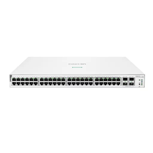HPE Aruba Networking Networking Instant On Switch 48p Gigabit CL4 PoE 4p SFP+ 370W 1930