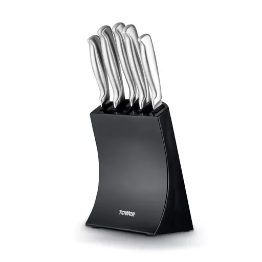 5 Piece Knife Set with Block