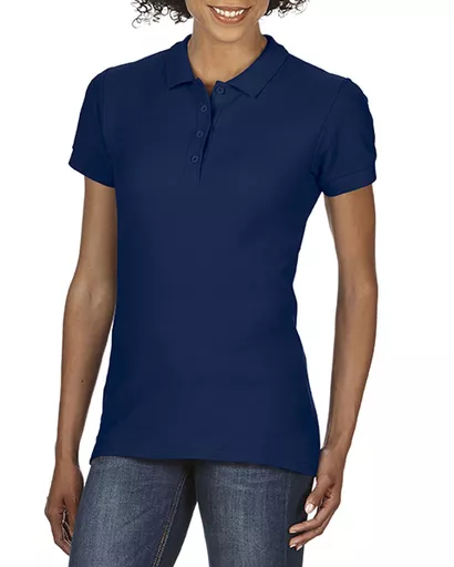 Softstyle® Ladies' Double Pique Polo