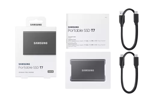 Samsung Portable SSD T7 500 GB Grey