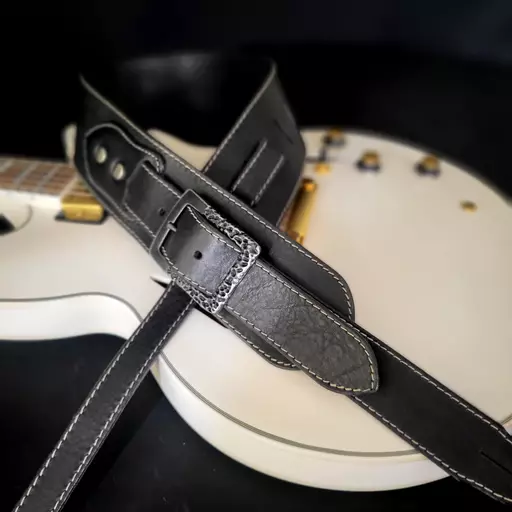 BS79 black lava guitar strap Pinegrove 145341.jpg