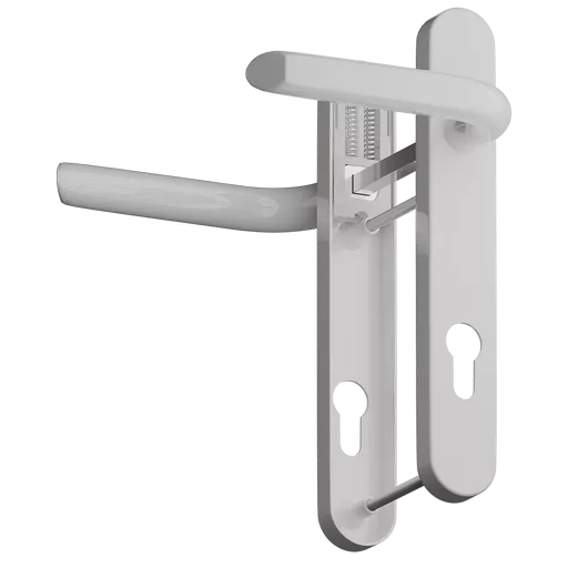 ASEC Evo Sprung Lever/Lever Multipoint Door Handles 92mm PZ 212mm Backplate 122mm Fixings