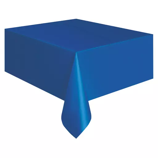 Royal Blue Plastic Tablecover