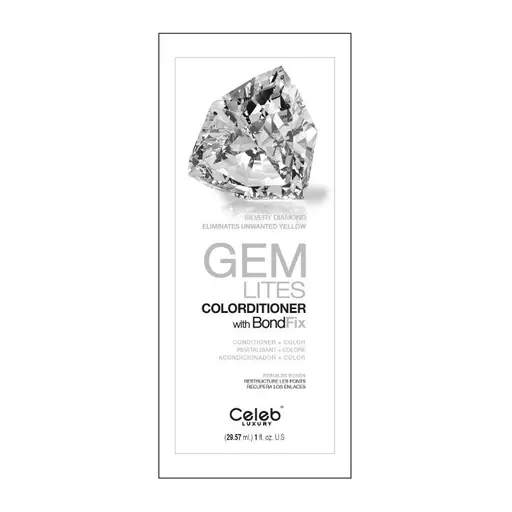 Gem Lites Silvery Diamond Colorditioner Conditioner 29.57ml by Celeb Luxury