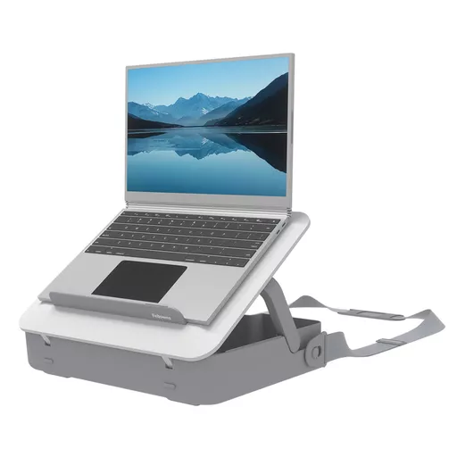 Fellowes Laptop Carry Case with Built-in Laptop Stand - Breyta Lockable Laptop Carry Case for Hybrid Working & Laptops Up To 14