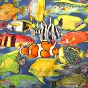 Tropical Fish Textile