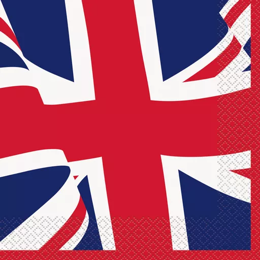 Union Jack Napkins - Pack of 16