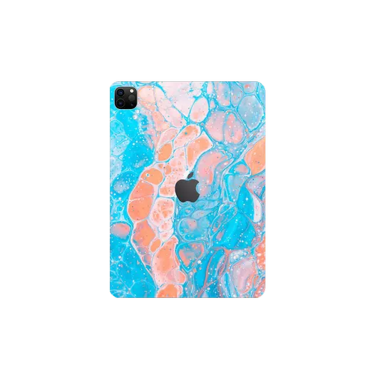 Devia - Pack of 20 Intelligent Tablet Back Skin Protectors - Blue Abstract