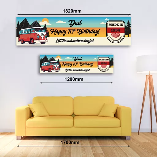 Personalised Banner - Campervan Banner