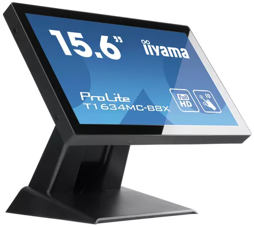 iiyama ProLite T1634MC-B8X computer monitor 39.6 cm (15.6") 1920 x 1080 pixels Full HD LED Touchscreen Multi-user Black