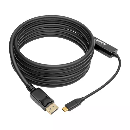 Tripp Lite U444-010-DP USB-C to DisplayPort Active Adapter Cable (M/M), 4K 60 Hz, 10 ft. (3.1 m)