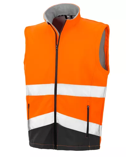 Printable Safety Softshell Gilet