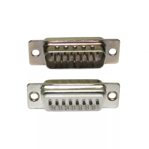 D15 Male Male Connector (Solder Type)