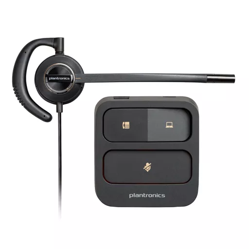Poly EncorePro 530D with Quick Disconnect Discreet Digital Headset TAA