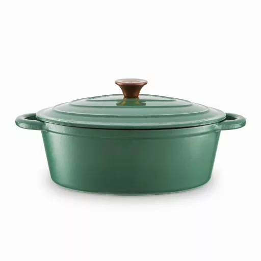 29cm Oval Casserole Cast Iron