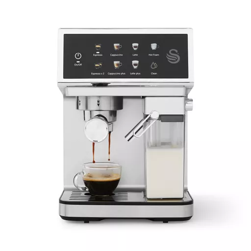 Swan Digital One-Touch Espresso Machine with Automatic Milk Frother