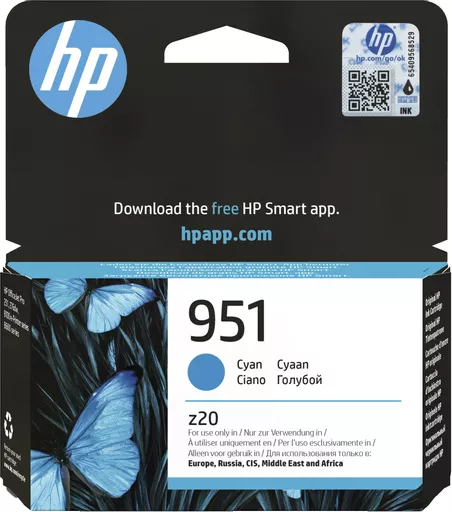 HP CN050AE/951 Ink cartridge cyan, 700 pages ISO/IEC 24711 8.5ml for HP OfficeJet Pro 8100/8610/8620