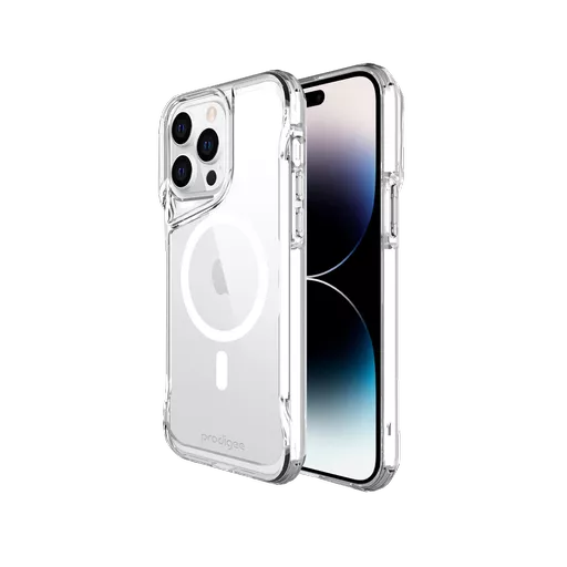 Prodigee - Super Hero + Mag for iPhone 15 Pro - Clear