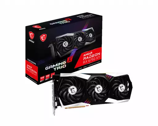 MSI Radeon RX 6750 XT GAMING X TRIO 12G AMD 12 GB GDDR6