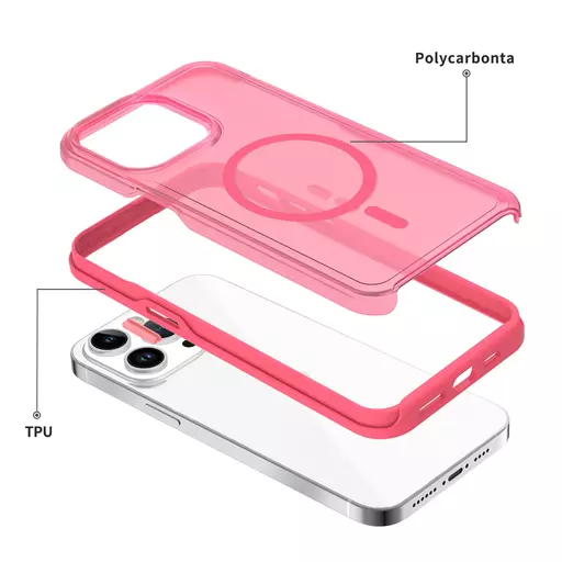 ProMag Matte for iPhone 15 Pro - Pink