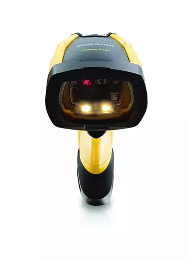 Datalogic PM9600-HP433RBK10 barcode reader Handheld bar code reader 1D/2D Laser Black, Yellow