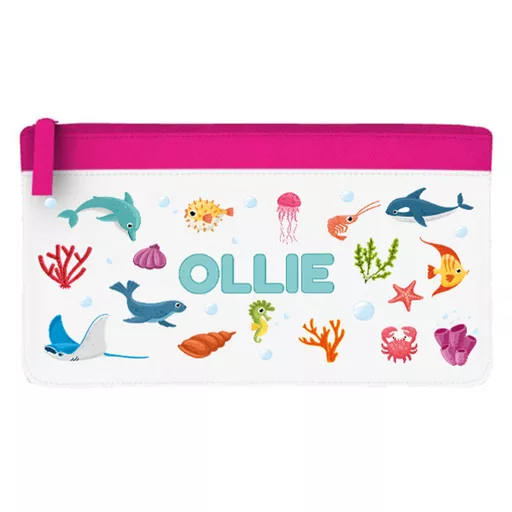 Sealife Personalised Pencil Case