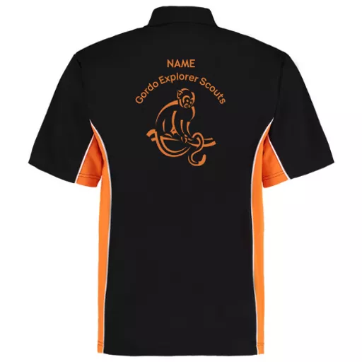 GordoExplorerScouts_Members_TrackPoloK475_BlackOrange_Back.png