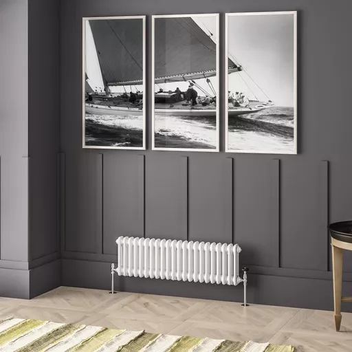 Imperia 2 Column Radiator 300 x 1010mm Gloss White