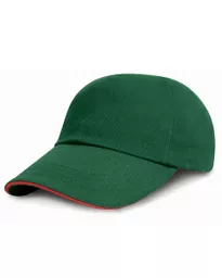 Low Profile Heavy Brushed Cotton Cap with Sandwich Peak