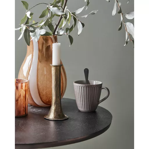 *Candle holder, Ticca, Antique gold finish, Large